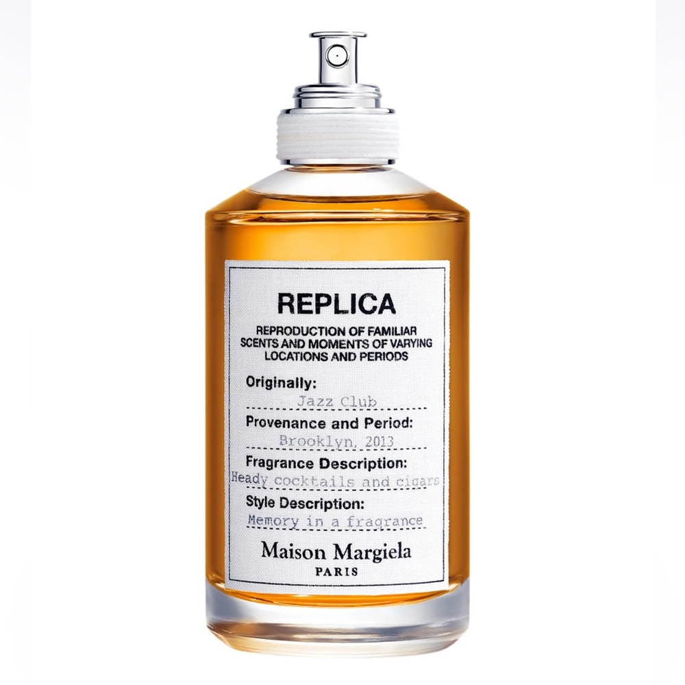 REPLICA' Jazz Club Eau de Toilette with Tobacco Leaf, Pink Pepper, and Rum